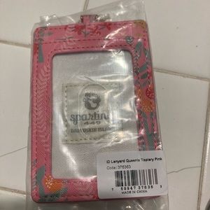 Spartina 449 ID lanyard queenie topiary pink
